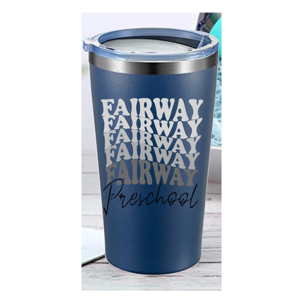 Fairway Retro Engraved Tumbler
